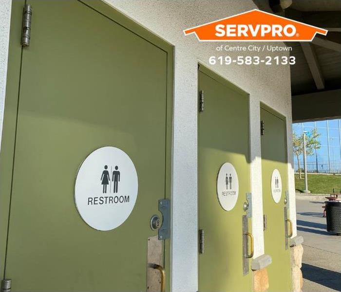 Public restrooms are shown.